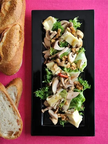 きのことブリーチーズのサラダ のレシピ・作り方