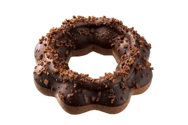 ミスタードーナツ「ポン・デ・ショコラ」濃厚ショコラカスタード×バニラやヘーゼルナッツ香るもちもち生地 