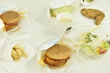 モスバーガーの商品のカロリー一覧