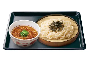 なか卯「牛肉たっぷりつけうどん」発売。アツアツこだわりの゛つけ汁゛に絡めて食べる