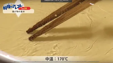 揚げ物の温度の目安、調整方法とは？ 