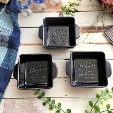 暮らしニスタ素敵アイディアです~!朝ごパンの方にお勧め~セリアのスクエア型グラタン皿 : ローマのおいしい生活in東京 Powered by ライブドアブログ