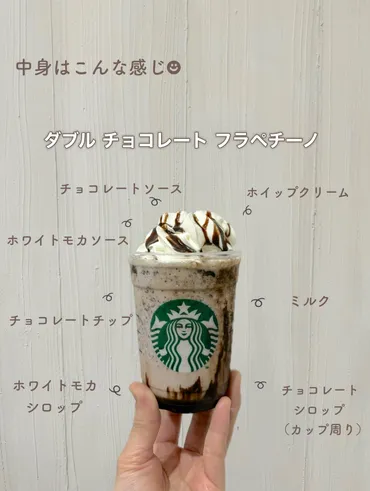 速報】スタバ幻のドリンク ダブルチョコレートラテが登場!気になる中身から見つけるコツまで徹底解説(みんと)