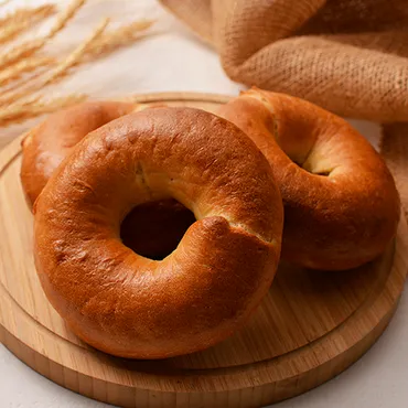 北海道産準強力粉100%で作る プレーンベーグル