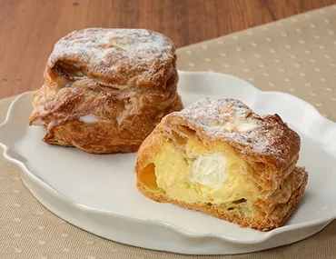 ローソンから「サクっとしたカスタードパイシュー」が新登場！パイ生地とカスタードクリームのシュークリーム新商品です 