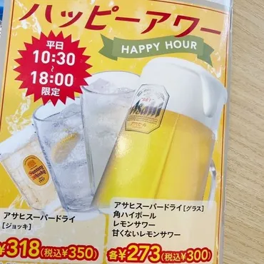 平日限定！ガストのハッピーアワーでお得にファミレス飲みを楽しもう 