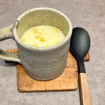 レシピ：ヨーグルト】即席なのに超リッチなコーンスープ 