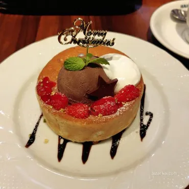 【星乃珈琲店】冬限定クリスマススフレパンケーキ実食レビュー