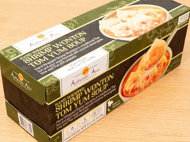 水を入れてチンするだけ！コストコ新商品の海老ワンタントムヤムスープが超おすすめ