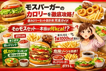 モスバーガーのカロリーを徹底攻略！一覧や低カロリーセット設計術も完全ガイド 