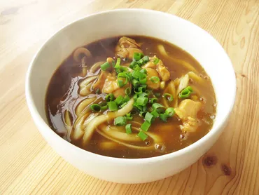 残りカレーで簡単！ お蕎麦屋さん風、絶品カレーうどん」