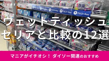 100均ウェットティッシュはコスパ最強？ダイソーとセリアのおすすめ商品を徹底解説！ダイソー＆セリア：用途別おすすめウェットティッシュ12選