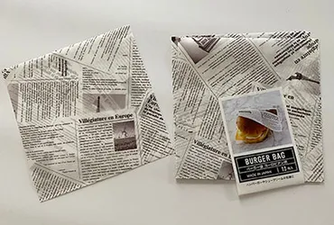 100均セリア「ハンバーガー用バーガー袋・ペーパーバッグ」