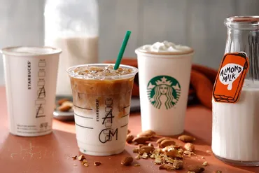 スタバ、新カスタマイズ「アーモンド ミルク」登場 ラテだけでも10種のバリエーション 