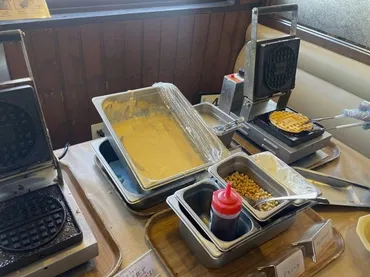 ココス】朝食バイキングがホテル並み！手作りワッフルと焼きたてパンもたまらない