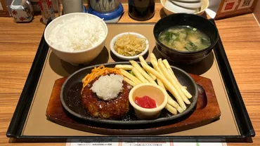 やよい軒で「和風おろしハンバーグ定食」を注文してみた（進撃のグルメ） 