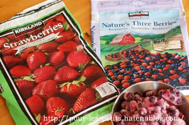 コストコの、冷凍イチゴで、ジャム作り 