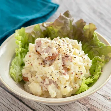 ジャーマンポテト風ポテトサラダ 簡単じゃがいもレシピ・作り方