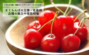 佐藤錦とは？魅力や値段の相場について紹介 
