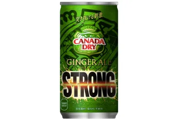 2倍のジンジャーエキス×強炭酸!「カナダドライ ジンジャーエール ストロング」新発売