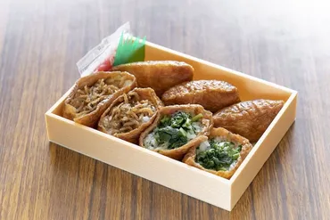 駅弁】100年前から販売 こってり甘辛、壺屋弁当部「稲荷寿し」