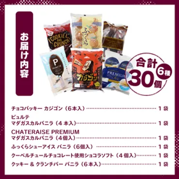 シャトレーゼ】バニラ＆チョコアイスバラエティセット アイスクリーム チョコバッキー 