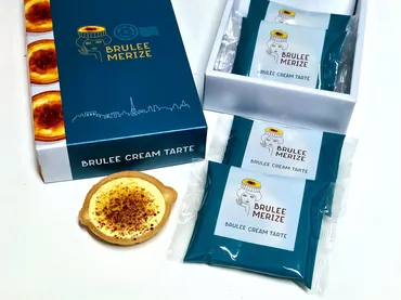 東京駅限定】2025年上半期人気1位『ブリュレメリゼ』のブリュレクリームタルト～黒猫スイーツ散歩手土産編～