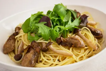 マルイチ商店【牡蠣のオリーブオイル漬け】を使ったパスタ