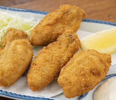 広島はしご牡蠣の｢牡蠣フライ｣メニュー 