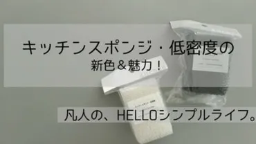 セリア】キッチンスポンジ・低密度に黒が出た！