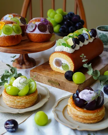ぶどうスイーツいろいろ🍇 