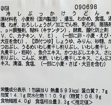 実食！冷しぶっかけうどん（セブン）367円！カロリー糖質は？