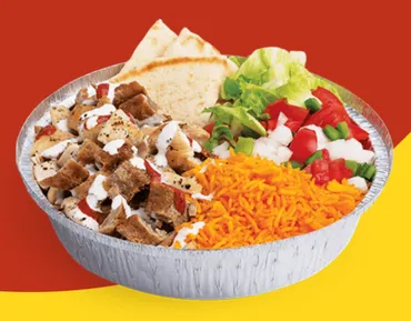 ニューヨークの屋台グルメ！チキンオーバーライスとは？〜The Halal Guysを中心に紐解く、ニューヨークの食文化〜？物価高騰のニューヨークを救う！ワンコイン以下で食べられる絶品B級グルメ、チキンオーバーライス。