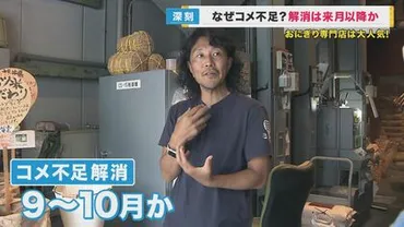 価格2倍でも即完売「日本人はコメ。パンではもたん」 『令和のコメ騒動』新米出荷始まっても問題解消はしばらく先か