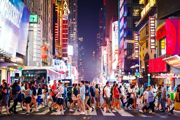 42丁目と7番街の交差点 