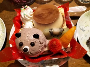 かわいいくまちゃんのプリンアラモード』by かち＆あち : シャトレーゼ 愛甲店 