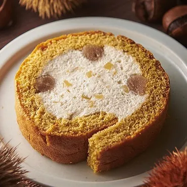 焼き栗モンブランのふんわりロール シャトレーゼの栄養素・カロリー 