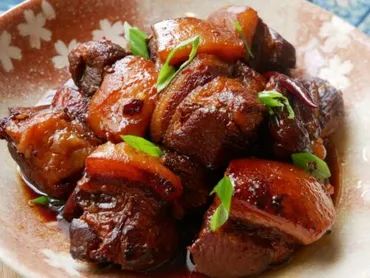 Red Braised Pork/Hong Shao Rou 中華風豚の角煮(紅焼肉) 