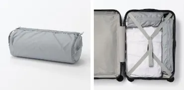 無印良品、立体メッシュの巾着、筒形仕分けケースなど秋のトラベル用品新作 