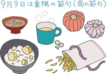 重陽の節句(菊の節句)」とは？ 楽しみ方と行事食 