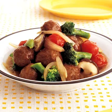 肉だんごの甘酢あん【by 藤井恵さん】のレシピ・作り方【簡単&時短】