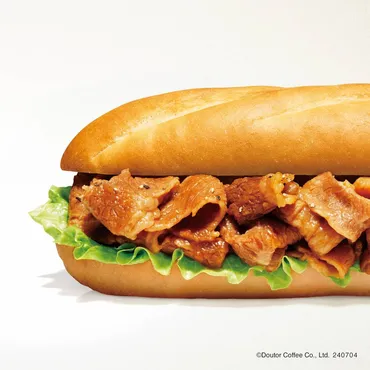 ドトールから期間限定発売の牛カルビミラノサンド全4種!夏季限定「桃のミルクレープ」も登場