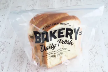 100均フリーザーバッグ食パン用