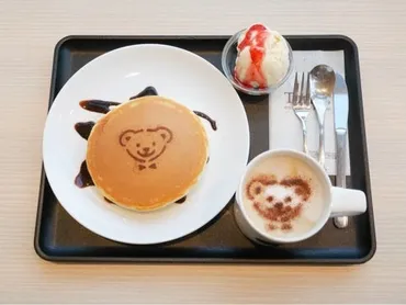 タリーズコーヒー with U ルミネ池袋店の限定ベアフルパンケーキ :