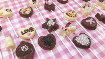 バレンタイ準備】キャンドゥの型で作る簡単スティックチョコレート