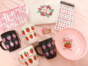 キャンドゥ」のイチゴシリーズが可愛すぎる！【100円ショップの名品】 