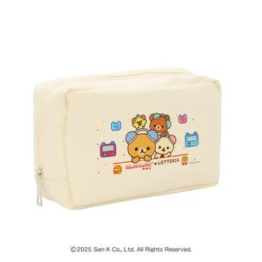 グッズ3種とお食事クーポンのセット！ロッテリア「my happy time♪ 2025 リラックマ 夏ギフト」