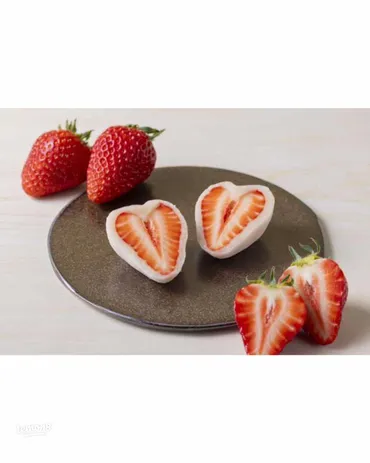 弁才天の限定『ハートいちご大福セット』で愛を贈ろう