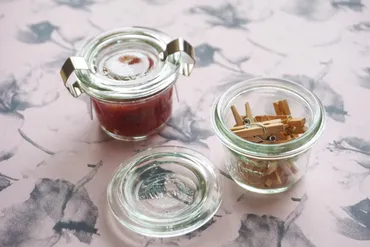 人気保存容器「WECK」を100均セリアで発見！ジャムや小物収納にピッタリなミニサイズ♪ えんウチ