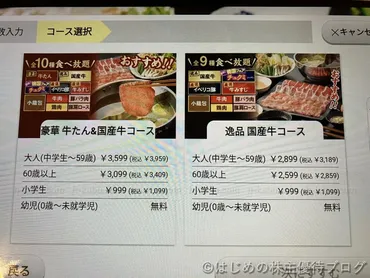 しゃぶ葉豚バラ食べ放題コース：美味かった・残念だった！率直な ...